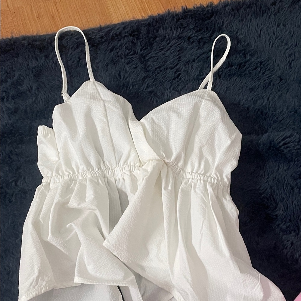 Urban Planet White Sleeveless Blouse